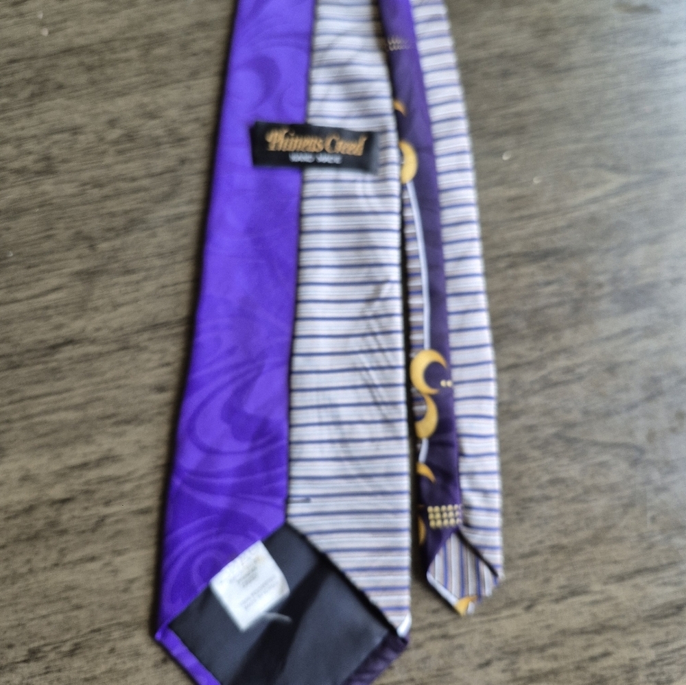 1990s Abstract Tie Men's Neck Ties Bold Art Deco Atristic Fashion Clothing  56X4 - Picture 7 of 8